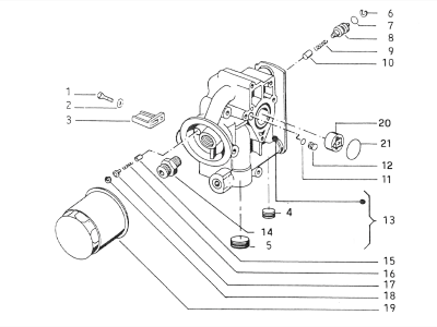 Oil pump unit